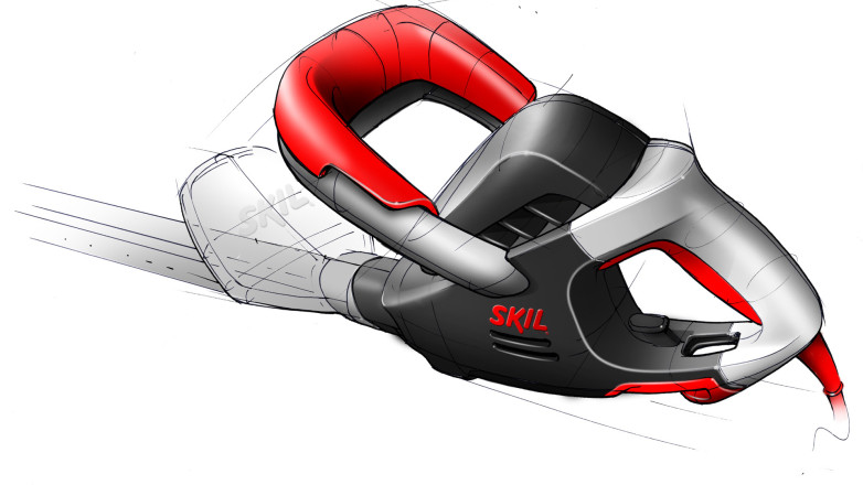 Concept sketch for the Skil Urban garden tools